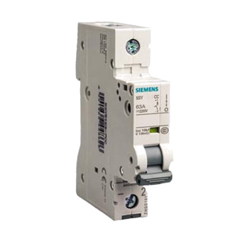 Siemens 5SY6108-7CC Single Pole 5SY Protection Circuit Breaker 1P 8A