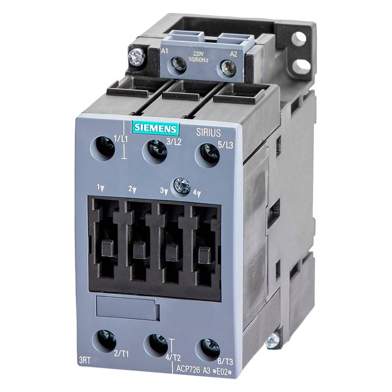 Siemens 3RT5036-1BB40 Contactor with Auxiliary Contacts 24VDC 50A 3NO