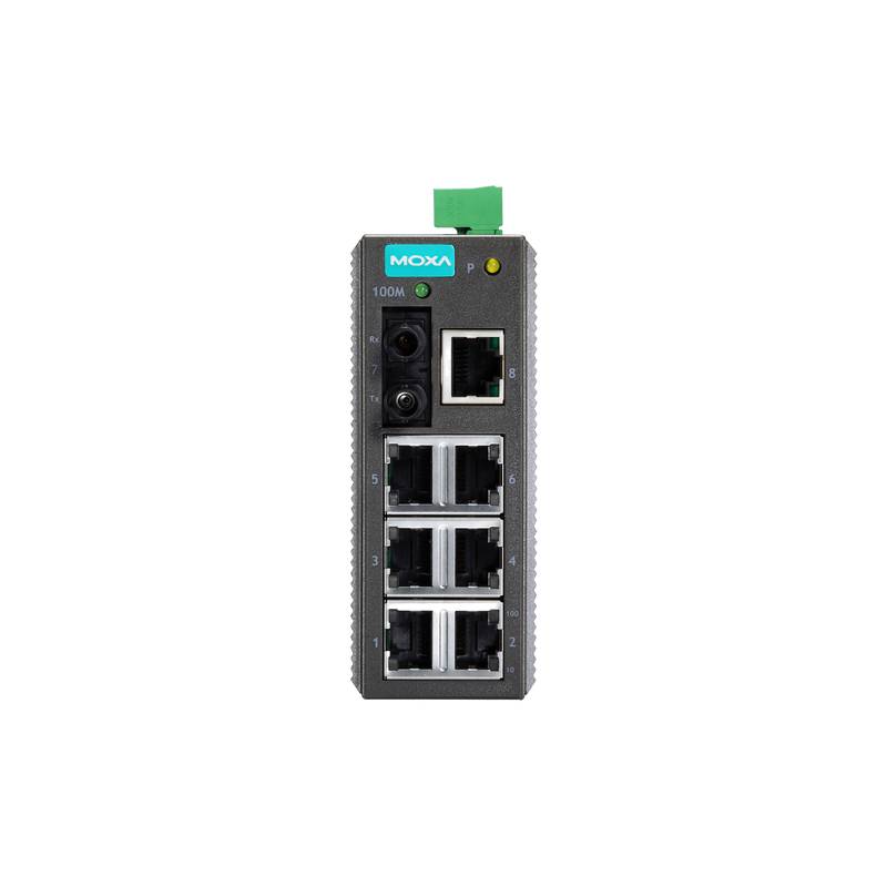 Moxa EDS-208 8-Port Standard Unmanaged Industrial Ethernet Switch