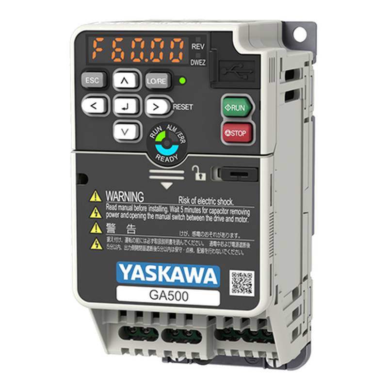YASKAWA GA50B4001ABBA GA500 Three Phase Universal Compact Energy Saving VFD 1.2A 0.2kW