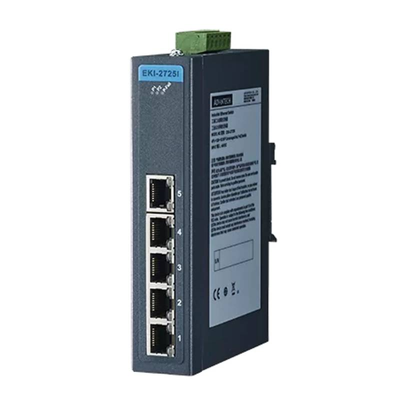Advantech EKI-2725-CE 5-Port Wide Temperature Industrial Switch