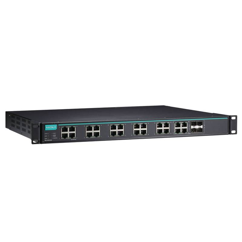 Moxa IKS-G6524A-4GTXSFP-HV-HV-T Industrial Network Switch