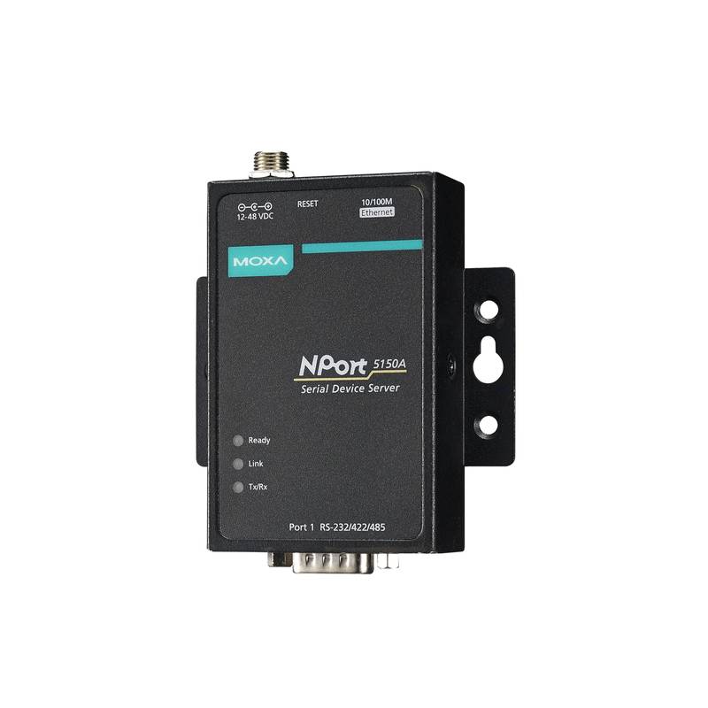 Moxa NPort 5150A-T Industrial Serial to Ethernet Adapter Server